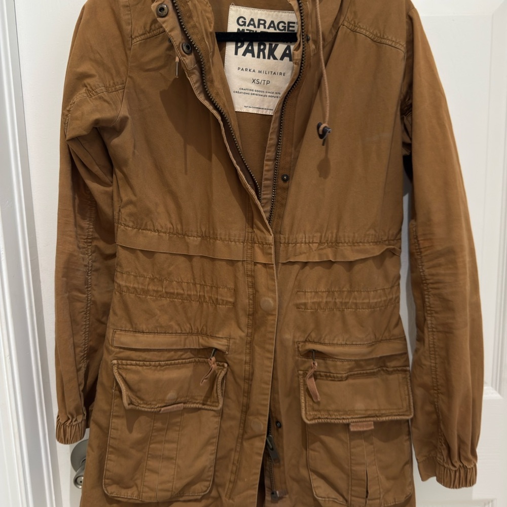 Garage Tan Parka Jacket